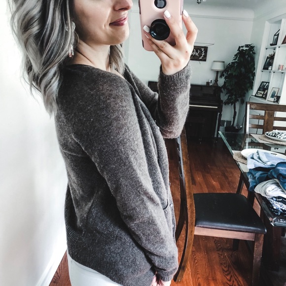 Nordstrom 100% Cashmere Philosophy Cardigan Small - Picture 8 of 8